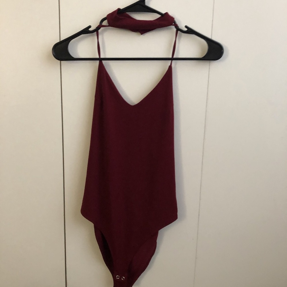 Red Forever 21 Body Suit